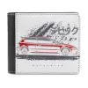 Portefeuilles civique Eg en cuir portefeuille Carte de crédit Carte de crédit Luxury Wallet Cars Vector Auto Auto-Automotive Vector Legend JDM Japan Roues