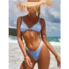 Frauen Badebekleidung Frauen Sommer 2pcs Bikini Anzug sexy ärmellose Brustpolster BH Schwimmen Push Up Tops Shorts Bottom Beachwear Badeanzug Badeanzug