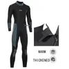 Wetsuit da 5 mm in neoprene Onepiece Women Men Longsleved Daving Abito subacqueo Surfing Surfing Surfing Attrezzatura da bagno caldo 240409