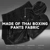 Fiving Sports Boîte respirante Shorts pour hommes pour femmes pour femmes adolescents Kickboxing Fighting MMA 240408