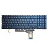 Ноутбук США подсветная клавиатура для HP 16-D 16-E 16-E0504NW 16-E0097NR 16Z-E000 TPN-Q264/263 Blue Color