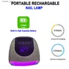 Sécheurs à ongles 96W UV LED LED avec des strass 19200mAh Protables Lautres à ongles sans fil rechargeables avec tactile à LED 4 Timer Réglage Y240419