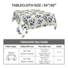 Table Cloth Washable And Reusable Blueberry Square Tablecloth Waterproof Durable Fabric Wrinkle Resistant Summer