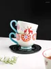 Kaffeetöpfe McJ-moderne Keramik-Tasse Frühstücksgeschenke Wasser Tasse Büro (17)