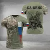 Herren-T-Shirts Vintage Russische Flagge 3D Print Herren T-Shirts Sommer Russland Veteran Strtwear O-Neck Short Slve Loose Clothing Plus Size Tops T240419