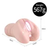 QUBANLV Male Masturbator Cup sexy Toys For Men Masturbation Realistic Vagina Anal 2 In1 Sucking sexyulaes