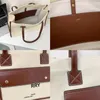 مصمم الأزياء Canvas Bag Paris Summer Letters Design Women’s Ritte Large Capacity Disual Vicy-end Beach Bag Bagge and Small اثنين لا يوجد مربع 7A جودة 2024