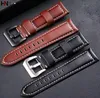 20mm 22mm 24mm 26mm äkta Vine Leather Watch Strap för Luminor Getalia Leather Replacement Watchband3094489