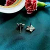 Stud Earrings CAOSHI Aesthetic Lady Everyday Wearable Accessories Chic Flower Shape Design Jewelry For Women Exquisite Gift