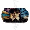 Fall onsdag Addams Pencil Bag Söt blyertsfodral Nevermore Academy Cosmetic Case Kids Pen Pouch Stationery Box School Supplies Gift