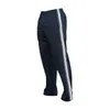 Calça masculina cintura elástica streetwear sport sport sport com detalhes laterais para academia confortável