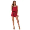 Women's Pamas, Summer Thin Sexy Suspender Shorts, Backless Two-piece Home Outfit F41934