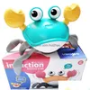 Party Favor Childrens Electric Toys kan undkomma Crab Sound Music Glowing Matic Induction Climb Wisdom Gift Drop Delivery Home Garden DHFMW