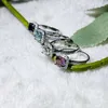 Anello di solitario joycejelly 1 ct anelli di diamanti moissanite colorati per donne classiche femmine 925 sterling sterling anello di fidanzamento nuziale gioielli D240419