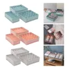 Storage Bags 3PCS Underwear Drawer Organizer Divider Bra Socks Tier Box With 6/7/20 Compartment