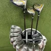 Honma Red Horse Golf Club Mens and Womens Set Beres08 سيتم رسم 4s سوداء مطلية بأربعة نجوم مجموعة غولف مع أكياس الجولف