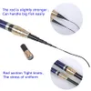 Fibra de carbono Hand Fishing Pole Ultralight Carpa Rod telescópica Cuatro posicionamiento 36m 45m 54m 63m 240407