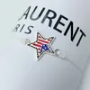 Очарование браслетов Американское день независимости Дня независимости Персонализированная мода MTI Слоистый флаг США Пять заостренных звезд