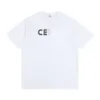 Celinnes T Shirt Designer T -Shirt Luxus Mode Frauen Frühling/Sommer -Markenkapsel Buchstaben Halbärmel Paar lose und vielseitig Kurzarm