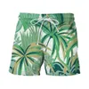 Męskie spodenki męskie motyw palmowy z nadrukiem 3D Mężczyzna/ kobiety swobodne mody spodnie plażowe męskie luźne letnie ubranie unisex 240419 240419