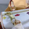 Designer Women's Boston Bag Colorful Flower Mini Sppedys DHgate Luxury Handbag Boston Cross body Shoulder Bag Highs Quality Waist Bag