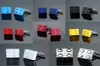 Hyx Men Cufflinks Muticolor Bricks Design Blue Red Black 8 Colour