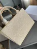 Tote bag Designer bag women's handbag luxury set embroidered shopping bag grass woven vegetable basket French style shoulder bag crossbody bag beach bag