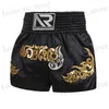 Shorts maschile pantaloncini da boxe tailandese Professional Sanda Boxing Shorts Concorrenza per adulti Fare Shorts Shorts Shorts Boys Boxing Taekwondo T240419