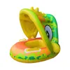 Summer Baby Float Circle Swimming Inflatable Spädbarn Floating Kids Swim Pool Accessories Sunshade Circle Bathing Toys 240407