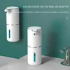 Elektrisk automatisk skummande tvåldispenser Portable Soap Dispenser 380 ml USB uppladdningsbar beröringslös tvåldispenser