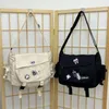 Totes Bag Messenger Bolsas japonesas Escola Coreana ombro único estudante Hong Kong Retro de grande capacidade Postman feminino