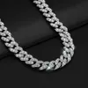 Chain 8mm Cuban Link Chain Full Moissanite Diamond Bracelets for Women Men 925 Sterling Silver Hip Hop Punk Iced Out Tennis Bracelet d240419