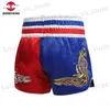 Heren shorts muay thai shorts hoge kwaliteit vecht kickboksen broek bokshort shorts heren dames kinderen mma kleding borduurwerk vechtsporten trunks t240419