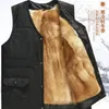 Gilet pour hommes occasionnels Winter Winter Real Mouton fourrure courte veste hommes Shearling Vest mâle Inter Mens Cashmere Coat Voyage Biker PADDED