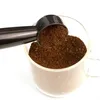 Kaffeeschaufel Doppelkopfpulver Löffel Multifunktionsschaufel Tamping mit langem Griff für Espressomebohnen Dual-Puristas-Baristas