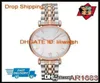 100 Original Giappone Movement Drop Dropies039 Classic Rose Gold Silver Tone Designer Watch AR1683 AR18409703074