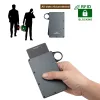 Wallets KEMY Pop up Credit Card Holder Wallet New Design Minimalist Rfid Blocking Slim Metal Cardholder Anti Protect for men