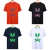 T-shirt de lapin à manches courtes de chemise de lapin psychologique t-shirt