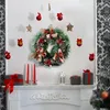 Dekorative Blumen Weihnachtskranz Künstliche Haustür mit Kiefernkegeln exquisites und realistisches Dekor für