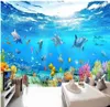 Панорамные подводные 3D 3D стены стены 3D обои 3D стены для телевизионного фона5997975