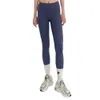 Projektant Lulumon Women Leggingis same brzoskwiniowe spodnie jogi podnoszenie bioder dla kobiet bez niezręczności Nić wysoka talia
