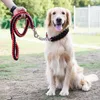 Köpek yakaları tasma yaka altın retriever labrador evcil hayvan aksesuarları için ip tutma ipi