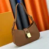 Luxurys handväskor Kvinnor Designer Bag Low Key Shoulder Bag Högkvalitativ underarmväska Dumpling Form Crossbody Bag M24611 M24885 M24990