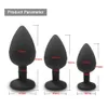 Силиконовая задница Anal Anal Plug Unisex Sex Stopper 3 Toys Toys для Menwomen Anal Trainer для пар 240325