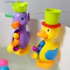 Areia tocar água divertida chá de bebê brinquedo pequeno pato de pato amarelo carro carro crianças tocando brinquedo meninos meninos hipocampo árvore infantil brinquedo de banheiro l416