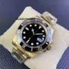 2024 Fashion Watch RLX 116618 Luxury Watch Sub Clean Black Dive All-Inclusive Gold Dandong 3135 Mechanische Bewegung 40mm904L Stahlgeschäft Tuhai Favorit 3FBU