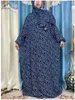 Ethnic Clothing 2023 New Muslim Cotton Abaya For Women Ramadan Prayer Dubai Turkey Middle East Femme Robe Floral Loose African Dress Scarfs Join d240419