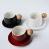 Cups Saucers Nordic Ceramic Cup and Plate Set Designers high end utsökta utseende kaffer Business Drinkware Mugs