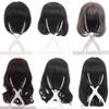 Lanlan Children's Wig Headかわいいヘッドギアプリンセスベビーボボヘッドスタイリングガールヘアカバーフルヘッドショートヘアシミュレーション240407