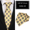 Bow Ties Classic 8cm Men's Tie Jacquard Cravatta Polka Dot Paisley Neckties Floral Printed Neck Party for Wedding Business